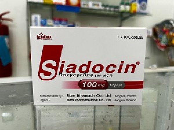 画像1: 【性病予防薬 ビブラマイシン】ドキシサイクリン（Doxycyline）100mg 10カプセル×1箱 (1)